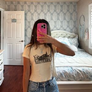 Brandy Melville Frayed Ashlyn Top